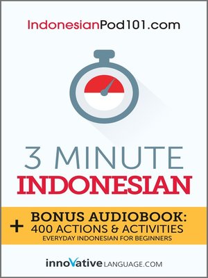 cover image of 3-Minute Indonesian